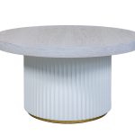 Журнальный стол HAINES premium white 0.45x0.8x0.8м