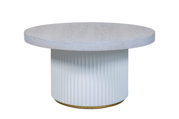 Журнальный стол HAINES premium white 0.45x0.8x0.8м