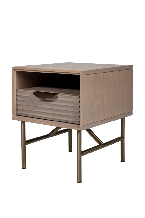 Тумбочка HAINES premium beige 0.48x0.4x0.45м — изображение 2