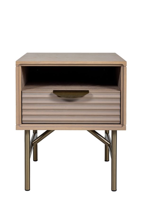 Тумбочка HAINES premium beige 0.48x0.4x0.45м