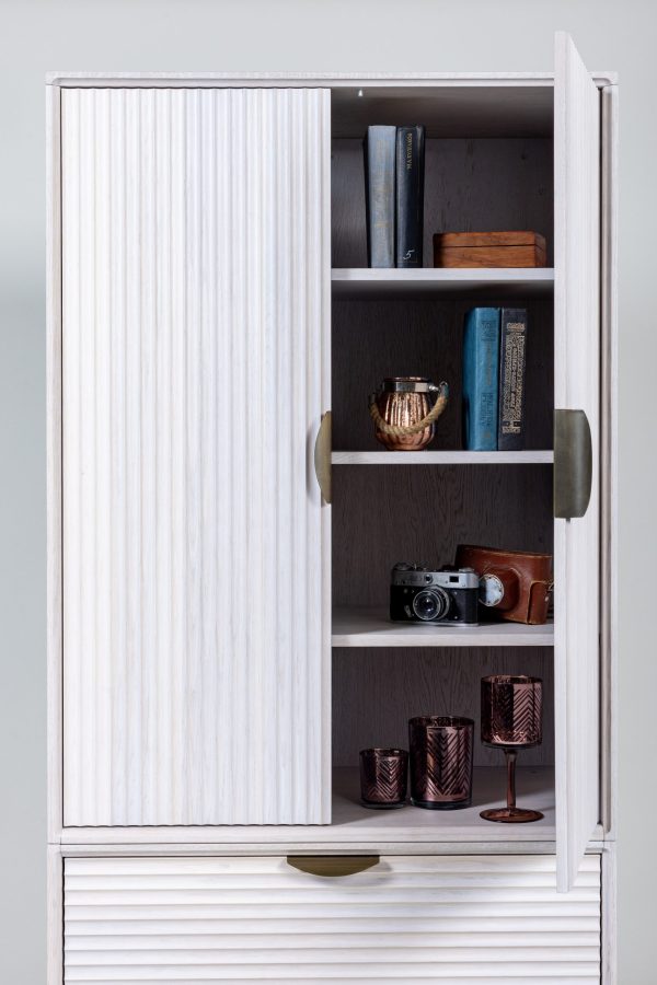 Комод Высокий HAINES premium white 1.61x0.8x0.45м — изображение 4