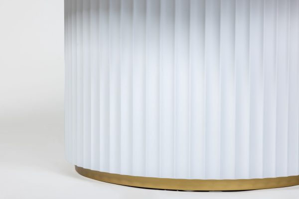 Журнальный стол HAINES premium white 0.45x0.8x0.8м — изображение 3