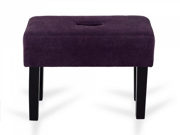 Табурет мягкий Handy черный, фиолетовый — изображение 4