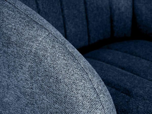 Кресло Lecco синий, белый — изображение 4