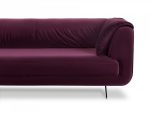 Диван Marsala угловой левый черный, фиолетовый — изображение 4