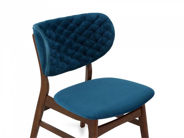 Стул Petra орех, бирюзовый — изображение 4