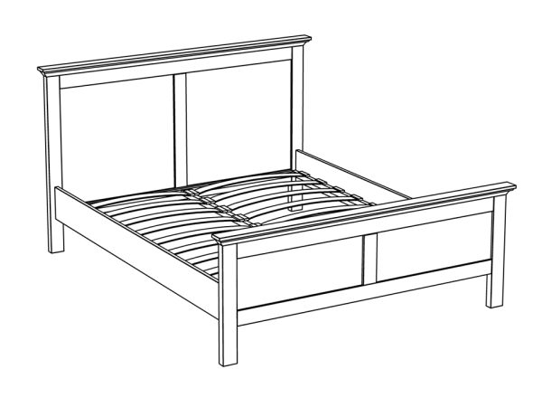 Кровать Reina дуб сонома — изображение 4