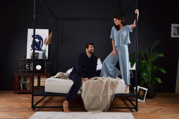 Матрас Blue Sleep Hybrid Duo, коллекция "Блу слип Гибрид дуо" 160*27*200, Лен, Пеноматериал, Бежевый — изображение 4