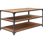 Стеллаж Factory, коллекция "Фабрика" 201*101*100, Металл, Сосна, Коричневый — изображение 2