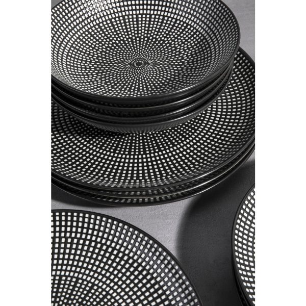 KARE-41246-detail-a-1400x1400 Набор посуды Tokyo, коллекция "Токио", количество предметов 12, Фарфор, Черный — изображение 2