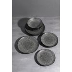 Набор посуды Tokyo, коллекция "Токио", количество предметов 12, Фарфор, Черный — изображение 3