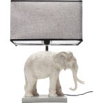 Лампа настольная Elephant, коллекция "Слон" 38*56*38, Полиэстер, Полирезин, Сталь, Серый