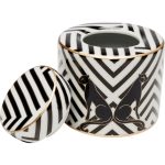 Емкость Panther, коллекция "Пантера" 16*16*16, Фарфор, Белый, Черный — изображение 2