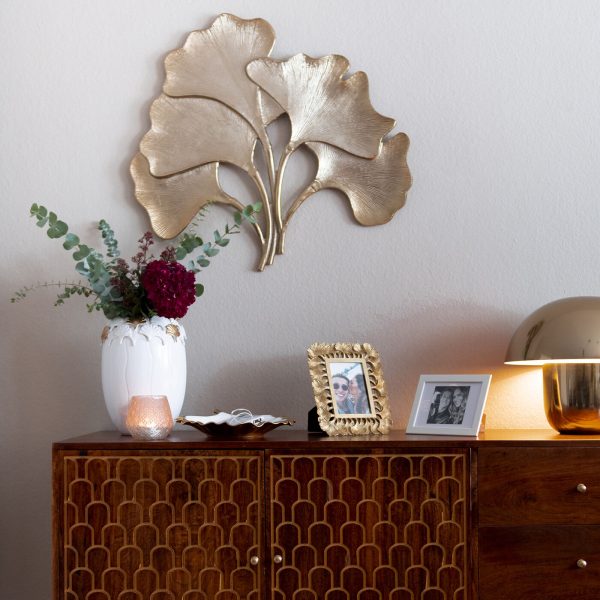 Фоторамка Ginkgo, коллекция "Гинкго" 21*26*2, Стекло, Бумага, Полирезин, Золотой — изображение 4