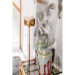 Торшер Goblet, коллекция "Кубок" 25*160*25, Стекло, Сталь, Золотой — изображение 4