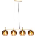 Люстра для столовой Goblet, коллекция "Кубок" 129*143*25, Сталь, Стекло, Золотой