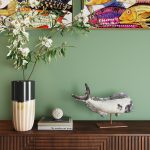 Ваза Mocca, коллекция "Мокка" 20*45*20, Керамика, Оранжевый — изображение 2