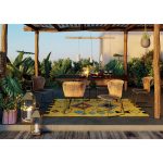 Люстра для столовой Pointe, коллекция "Точки" 120*120*12, Фарфор, Эвкалипт, Белый — изображение 3