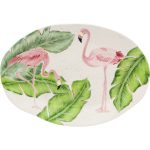 Тарелка Flamingo, коллекция "Фламинго" 40*4*29, Керамика, Мультиколор