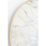 Часы настенные Marble, коллекция "Мрамор" 41*41*5, Стекло, Полистирол, Бумага, Алюминий, Белый — изображение 3