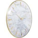 Часы настенные Marble, коллекция "Мрамор" 41*41*5, Стекло, Полистирол, Бумага, Алюминий, Белый — изображение 2