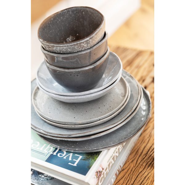 Чаша Granit, коллекция "Гранит" 20*5*20, Керамика, Серый — изображение 2