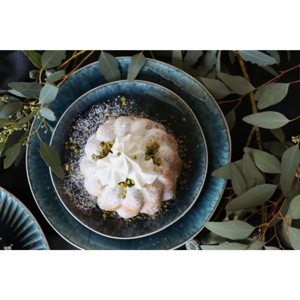 Тарелка Mustique, коллекция "Мюстик" 21*2*21, Керамика, Синий — изображение 2