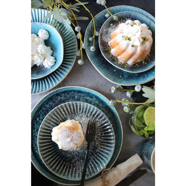 Тарелка Mustique, коллекция "Мюстик" 29*3*29, Керамика, Синий — изображение 4