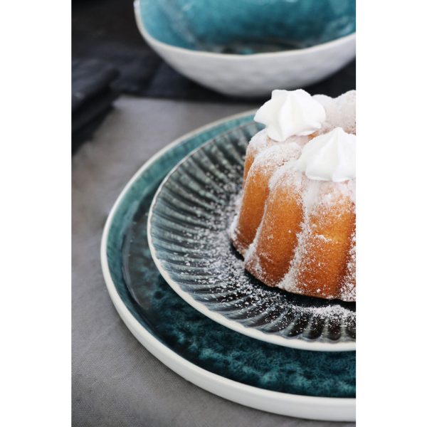 Тарелка Mustique, коллекция "Мюстик" 21*3*21, Керамика, Синий — изображение 3