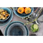 Тарелка Mustique, коллекция "Мюстик" 21*3*21, Керамика, Синий — изображение 4