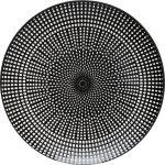 Тарелка Gwayi, коллекция "Гуэйи" 21*2*21, Фарфор, Черный