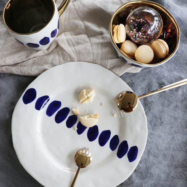 Тарелка Bridge, коллекция "Мост" 27*3*27, Керамика, Белый — изображение 4