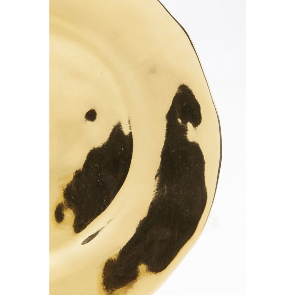 Тарелка Bridge, коллекция "Мост" 22*3*22, Керамика, Золотой — изображение 3