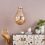 Люстра Pear, коллекция "Груша" 50*160*50, Стекло, Сталь, Коричневый — изображение 3