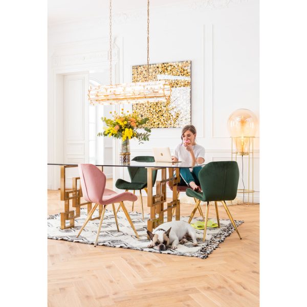 Торшер Pear, коллекция "Груша" 50*158*50, Сталь, Стекло, Золотой — изображение 2