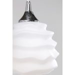 Люстра Ruffle, коллекция "Рябь" 37*120*37, Стекло, Сталь, Белый — изображение 3