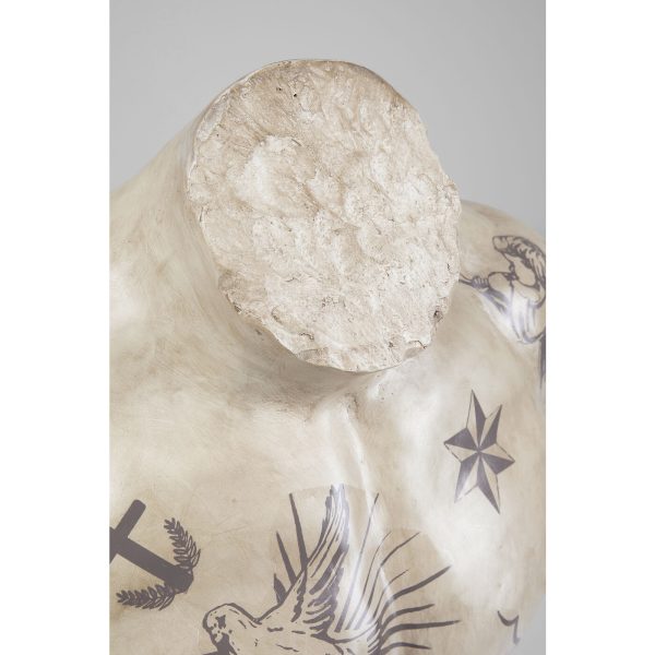 Предмет декоративный Torso, коллекция "Торс" 63*125*35, Полирезин, МДФ, Бежевый — изображение 4