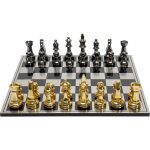 Набор шахматный Chess, коллекция "Шахматы" 60*5*60, Полирезин, Сталь, МДФ, Золотой, Черный