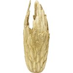 Ваза Feathers, коллекция "Перья" 35*91*35, Полирезин, Золотой