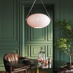 Люстра Pendolo, коллекция "Пендоло" 68*155*60, Сталь, АБС-пластик, Розовый — изображение 2