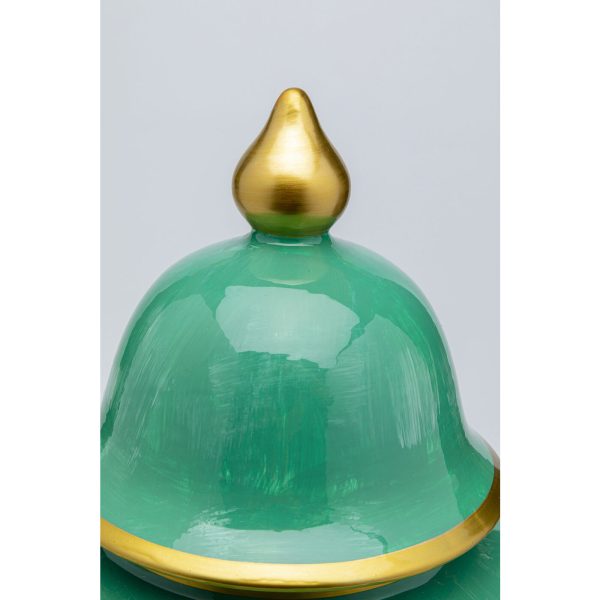 Емкость Zebra, коллекция "Зебра" 25*63*25, Фарфор, Зеленый — изображение 4