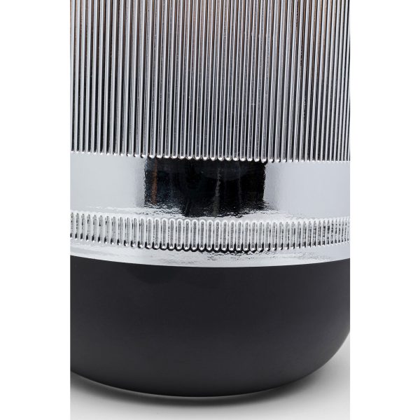 Ваза Cap, коллекция "Колпачок" 17*30*17, Стекло, Серебряный, Черный — изображение 3