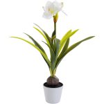 Предмет декоративный Amaryllis, коллекция "Амариллис" 30*78*30, Полиэтилен, Сталь, Цемент, Зеленый