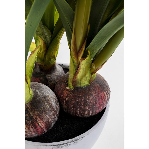 Предмет декоративный Amaryllis, коллекция "Амариллис" 40*97*40, Полиэтилен, Сталь, Цемент, Зеленый, Красный — изображение 2