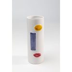 Ваза Face, коллекция "Лицо" 13*33*13, Керамика, Мультиколор, Белый