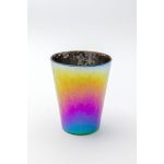 Стакан Rainbow, коллекция "Радуга" 9*11*9, Стекло, Мультиколор