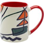 Кружка большая Artist, коллекция "Артист" 11*14*10, Керамика, Мультиколор