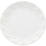Тарелка Roses, коллекция "Розы" 35*3*35, Доломит, Белый
