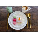 Тарелка Roses, коллекция "Розы" 35*3*35, Доломит, Белый — изображение 3