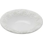 Чаша Roses, коллекция "Розы" 28*8*28, Доломит, Белый